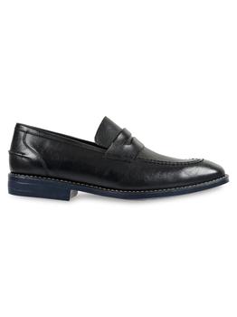 Sandro Moscoloni, Sandro Moscoloni | ​Maestro Embossed Leather Penny Loafers商品图片 8.6折