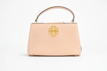 推荐Tory Burch Britten Micro Light Meadowsweet Leather Satchel Bag Purse商品