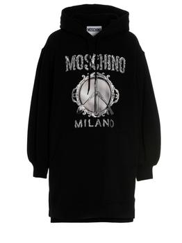 推荐Logo print hooded dress商品