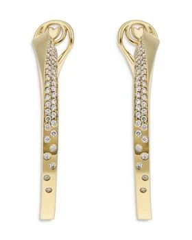 Crivelli | 18K Yellow Gold Like Diamond Pavé Large Hoop Earrings - Exclusive, Italy Campaign,商家Bloomingdale's,价格¥49348