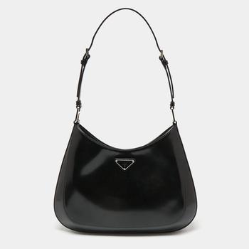 [二手商品] Prada | Prada Black Patent Leather Cleo Shoulder Bag商品图片,7.9折, 满1件减$100, 满减