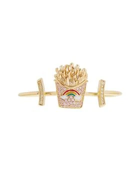 Judith Leiber | Judith Leiber 14K Over Silver CZ French Fries Ring,商家Premium Outlets,价格¥532