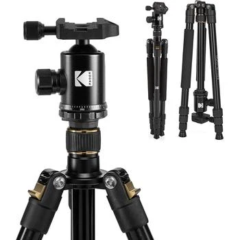 Kodak | PhotoGear 63” Camera Tripod & Monopod, 2-in-1 Camera Tripod Stand W/Remote & 360° Ball Head,商家Premium Outlets,价格¥966