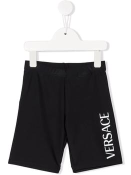 product logo-print slip-on track shorts - kids image
