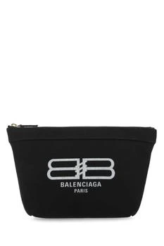 Balenciaga | Balenciaga Logo Printed Zipped Clutch Bag 8.6折, 独家减免邮费