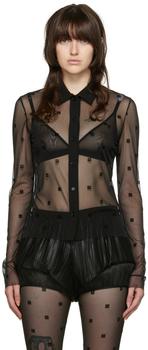 纪梵希女装衣服, Givenchy | Black Nylon Shirt商品图片 