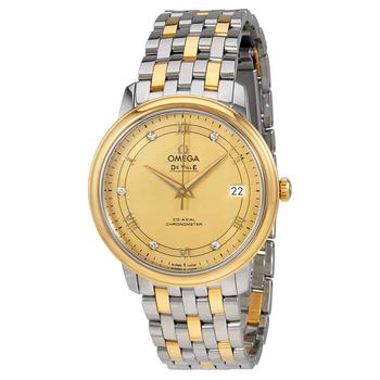 商品Omega | De Ville Prestige Champagne Dial Men's Watch 424.20.37.20.58.002,商家Jomashop,价格¥28272图片