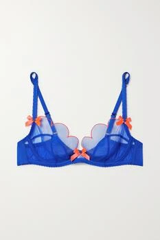 L'Agent by Agent Provocateur | Lorna 蝴蝶结缀饰刺绣绢网带钢圈软杯文胸  - 32A 额外9.7折, 额外九七折