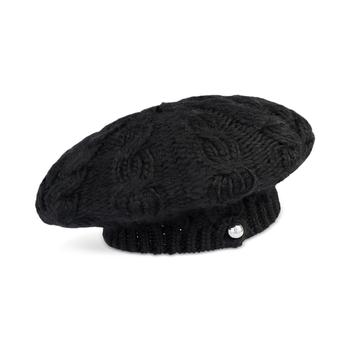 Michael Kors | Women's Moving Cables Button Beret商品图片,额外7折, 额外七折