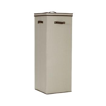 商品Household Essential Tall Wrapping Paper Organizer Storage Box with Lift-Out Ribbon Tray图片