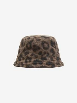 Balmain | Balmain Girls Leopard Bucket Hat in Brown,商家Childsplay Clothing,价格¥591