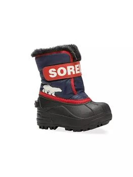 推荐Baby's & Little Kid's Snow Commander Faux Fur-Lined Waterproof Boots商品