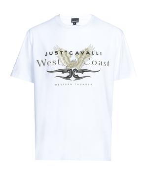 Just Cavalli | Just Cavalli Logo Printed Crewneck T-Shirt商品图片,6.5折