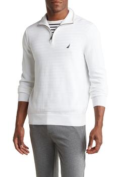 Nautica | Men's Cotton Half Zip Pullover商品图片,