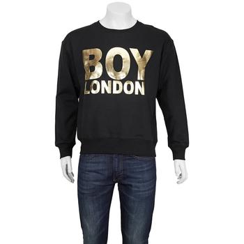 推荐Boy London Black/Gold Reflective Cotton Sweatshirt, Size Medium商品