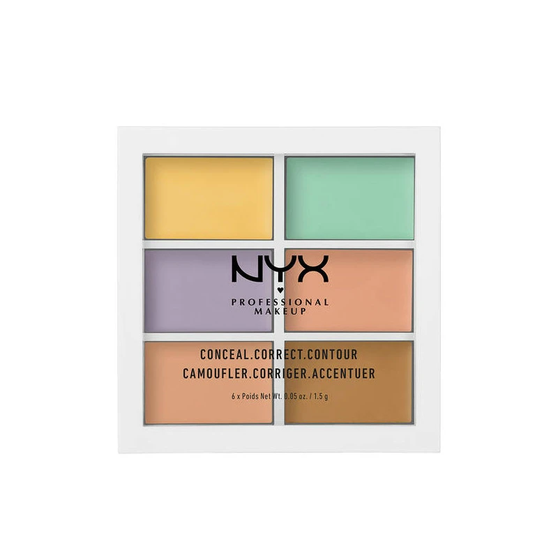NYX Professional Makeup | 【包邮装】NYX 6色遮瑕盘 高�光/修容/遮瑕,商家Bonpont,价格¥109