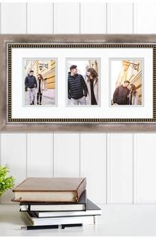 COURTSIDE MARKET | Tempo Collection Modern Silver/Silver 10x20 3-5x7 Openings Collage Frame,商家Nordstrom Rack,价格¥252
