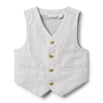 Janie and Jack | Linen Dress Up Vest (Toddler/Little Kids/Big Kids),商家Zappos,价格¥551