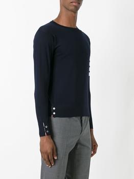 推荐THOM BROWNE MEN CLASSIC CREWNECK PULLOVER IN FINE MERINO WOOL商品