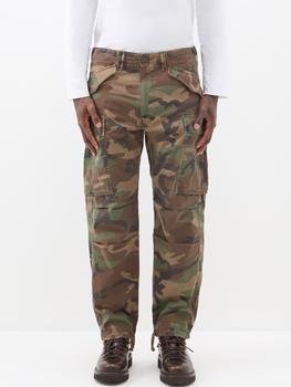商品Regiment camouflage-print cotton cargo trousers图片