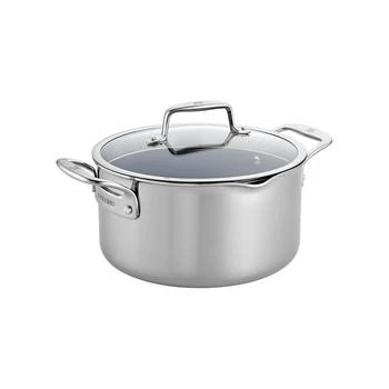ZWILLING | Clad CFX 6-Qt. Dutch Oven with Strainer Lid and Pouring Spouts,商家Macy's,价格¥1041