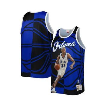 Mitchell & Ness | Men's Grant Hill Blue and Black Orlando Magic Sublimated Player Tank Top,商家Macy's,价格¥532