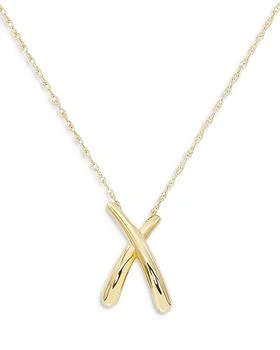 Bloomingdale's | X Pendant Necklace in 14K Yellow Gold, 18" - 100% Exclusive,商家Bloomingdale's,价格¥6209