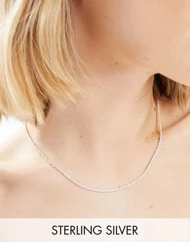 Seol + Gold | Seol + Gold sterling silver twisted rope chain  necklace,商家ASOS,价格¥355