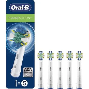 Oral-B | Oral-B FlossAction Electric Toothbrush Replacement Brush Heads Refills, 5 Count,商家Amazon US selection,价格¥237