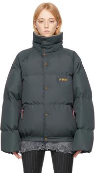 Acne Studios | Grey Polyester Down Jacket商品图片,独家减免邮费