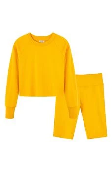 Habitual | Kids' Luella Sweatshirt & Bike Short Set,商家Nordstrom Rack,价格¥174