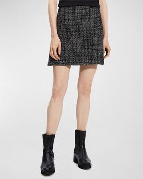 Theory | Tweed Mini Skirt商品图片,满$200减$50, 满减