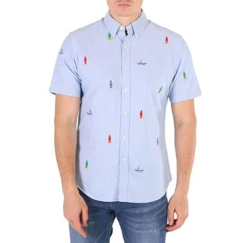推荐Men's Surf Embroidered Pattern Shirt商品