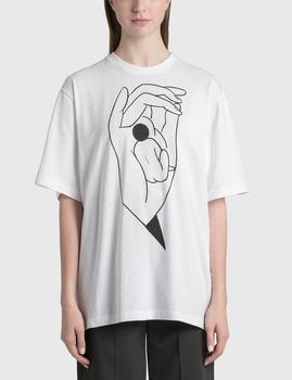 推荐Printed T-shirt With Side Slit商品