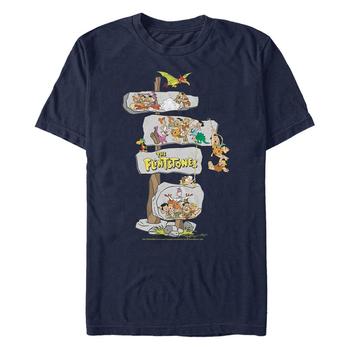 FIFTH SUN | Men's The Flintstones Box Up Stones Short Sleeve T-shirt商品图片,独家减免邮费