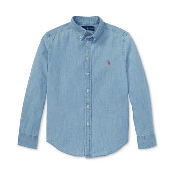 商品Ralph Lauren | 大童款全棉长袖衬衫,商家Macy's,价格¥279图片