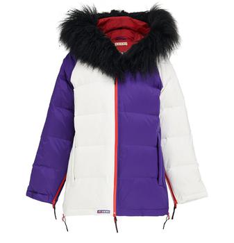 Marni | 彩色方块羽绒服商品图片,包邮包税