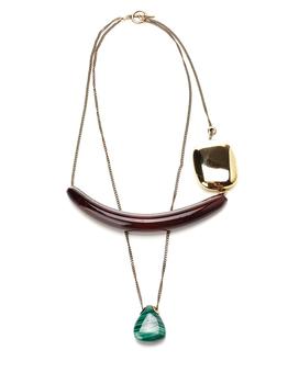 商品Dries Van Noten | Dries Van Noten Embellished Chain Necklace,商家Cettire,价格¥4361图片