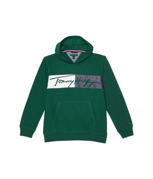 Tommy Hilfiger | Chest Script Pullover Hoodie (Big Kids)商品图片,6.9折