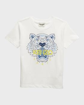 推荐Boy's Classic Tiger Logo T-Shirt, Size 4-5商品