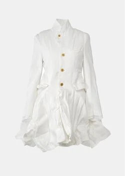 推荐Comme des GarÃ§ons Homme Plus White Long Sleeve Jacket商品