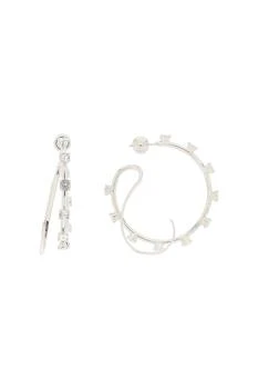 PANCONESI | Panconesi crystal mini upside down hoops,商家SEYMAYKA,价格¥1279
