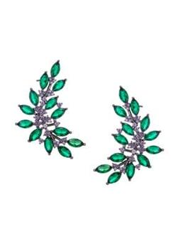 商品Eye Candy LA | 叶子造型水晶耳饰,商家Saks OFF 5TH,价格¥158图片