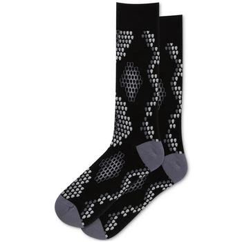 推荐Men's Snake Skin Patterned Crew Socks商品