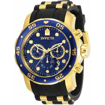 推荐Invicta Men's Chronograph Watch - Pro Diver Blue Dial Two Tone Strap | 30763商品