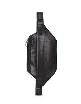 商品Côte & Ciel | Black Isarau Alias Leather One-Shoulder Backpack,商家Forzieri,价格¥1977图片