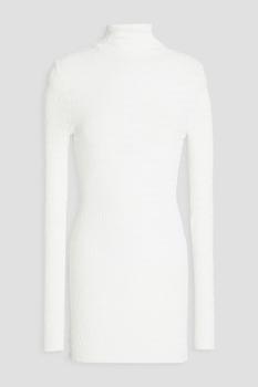 ROSETTA GETTY, ROSETTA GETTY | Shirred jersey turtleneck top商品图片 4折