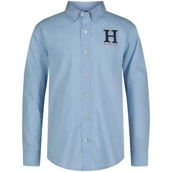 Tommy Hilfiger | Big Boys Long Sleeve Matt Solid Shirt,商家Macy's,价格¥170