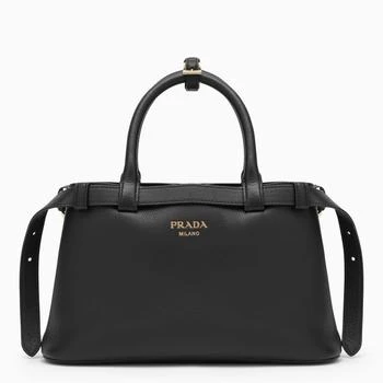 Prada | Black leather small Buckle bag with belt,商家The Double F,价格¥24766