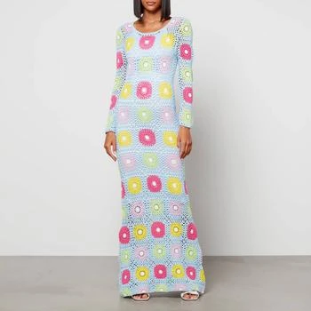推荐Olivia Rubin Women's Rowen Crochet Midi Dress - Multi商品